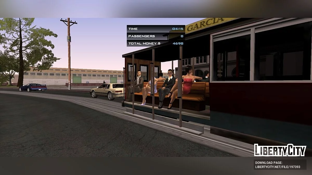 Миссия водителя трамвая / GTA San Andreas (iOS, Android)