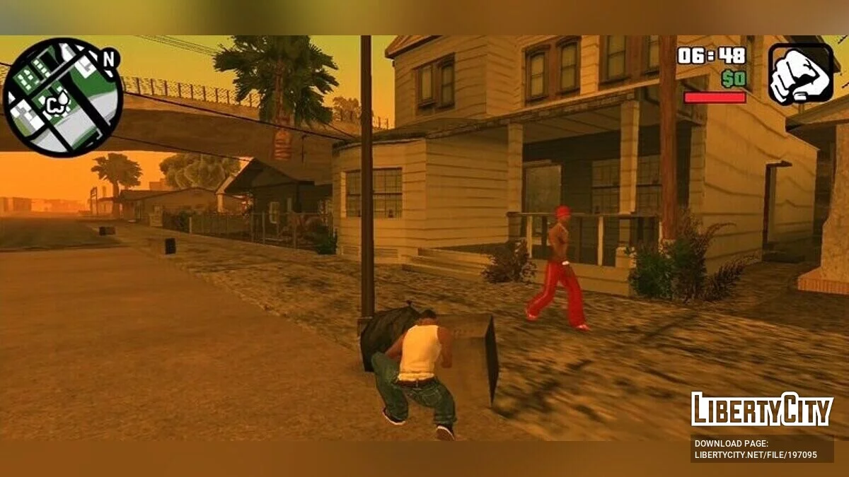 Обыскать тело, мусор / GTA San Andreas (iOS, Android)