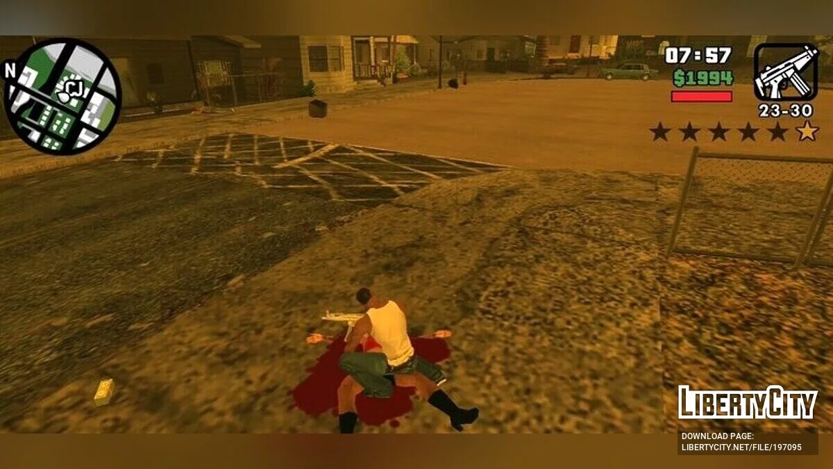Обыскать тело, мусор / GTA San Andreas (iOS, Android)