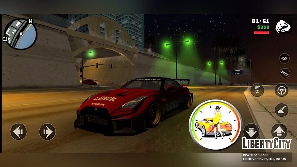 Новый спидометр / GTA San Andreas (iOS, Android)