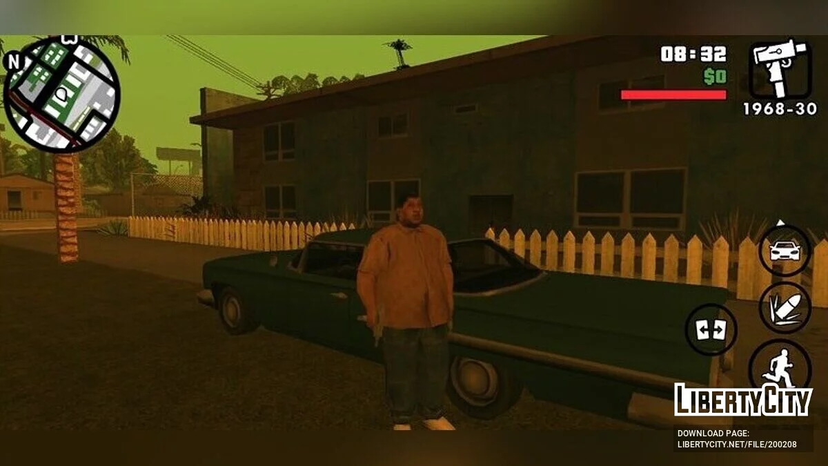 Играть за другого персонажа / GTA San Andreas (iOS, Android)