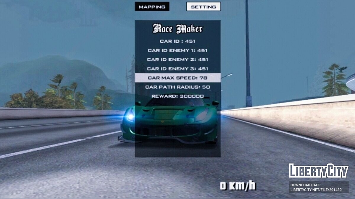 Скачать Race Maker V2.0 (Final) для GTA San Andreas (iOS, Android)