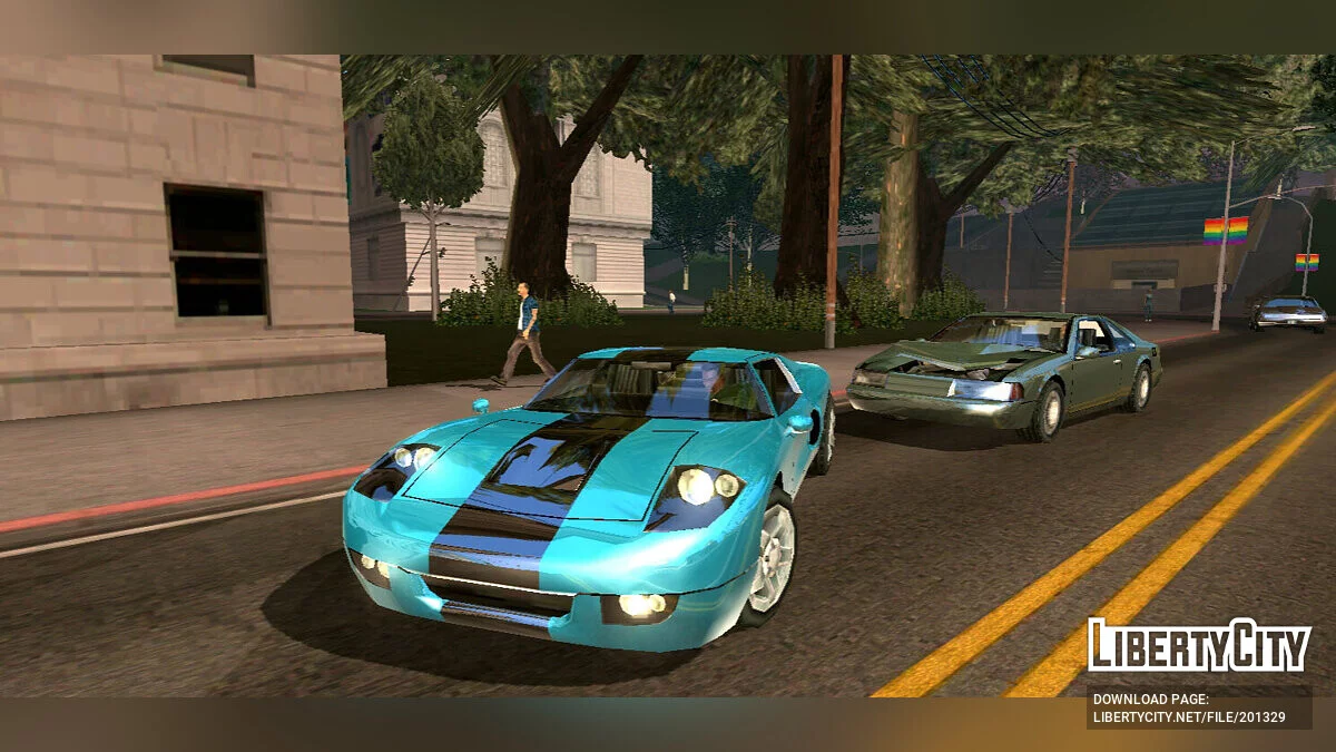Реалистичное отражение для автомобилей / GTA San Andreas (iOS, Android)