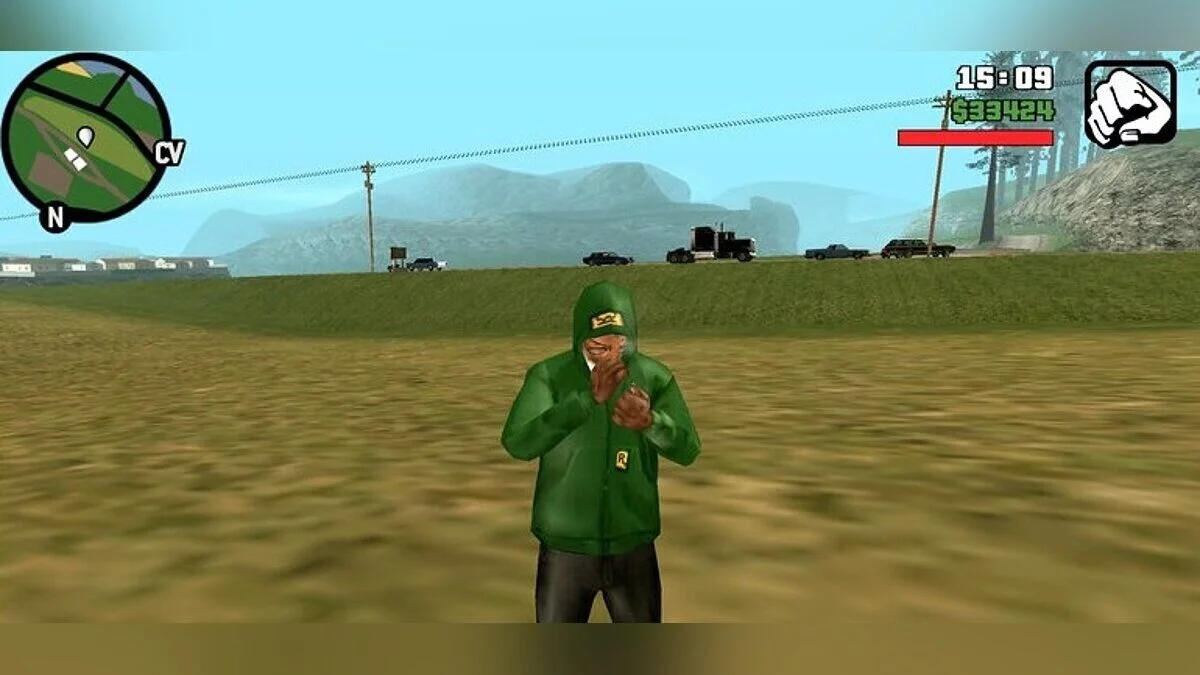 Курить сигареты / GTA San Andreas (iOS, Android)