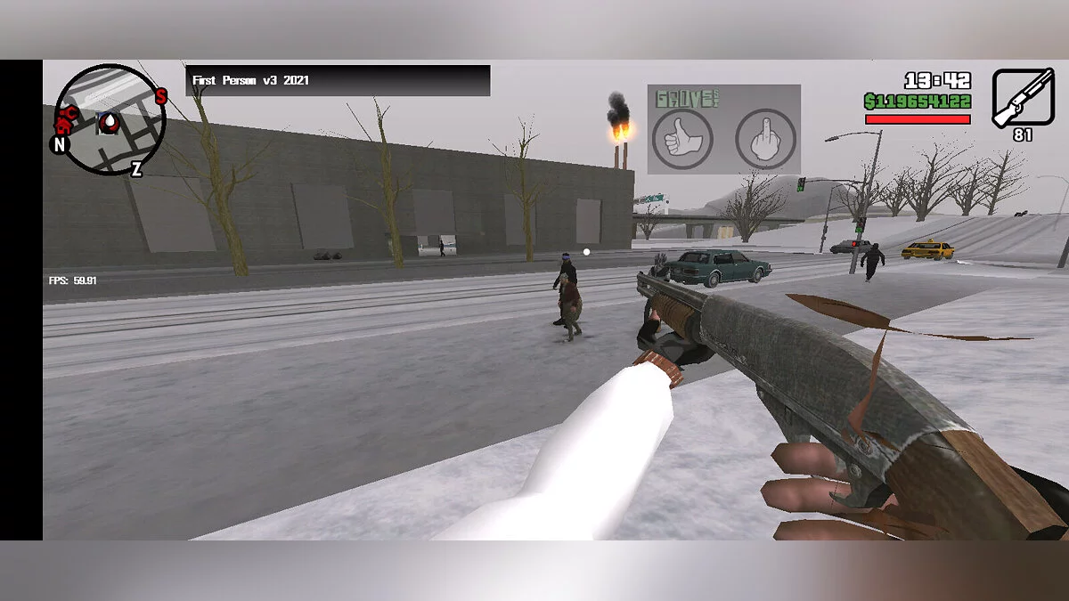 First Person Mod (Mobile) / GTA San Andreas (iOS, Android)