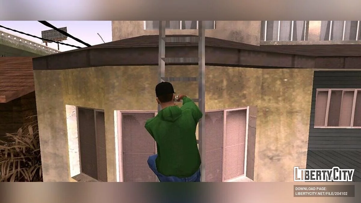 Лазить по драбине / GTA San Andreas (iOS, Android)