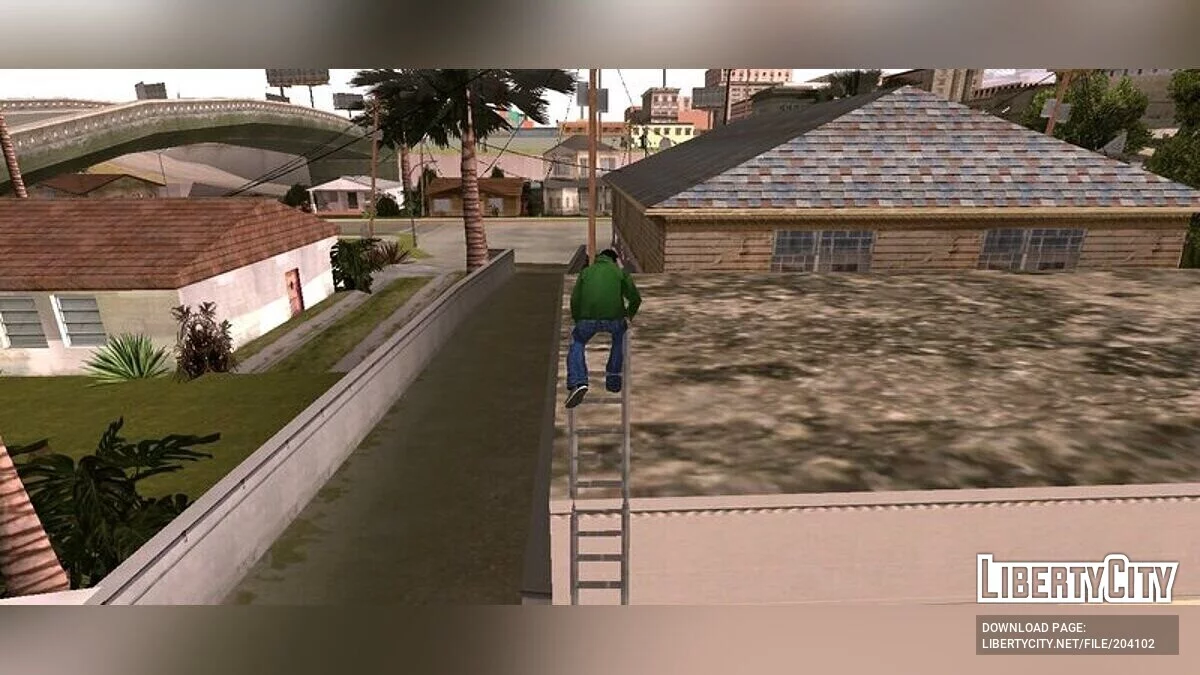 Лазить по драбине / GTA San Andreas (iOS, Android)