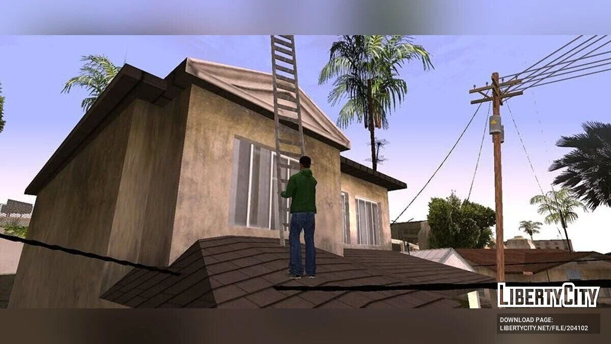 Лазить по драбине / GTA San Andreas (iOS, Android)