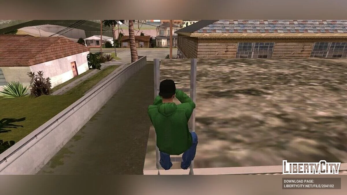 Лазить по драбине / GTA San Andreas (iOS, Android)