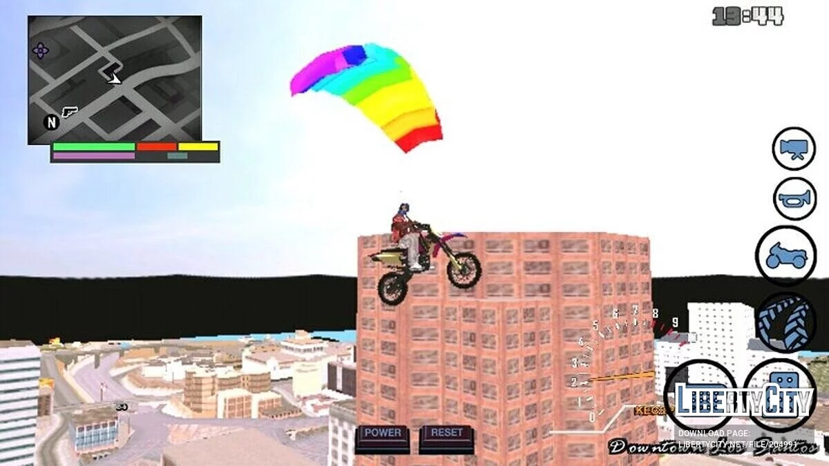 Парашют для байка / GTA San Andreas (iOS, Android)