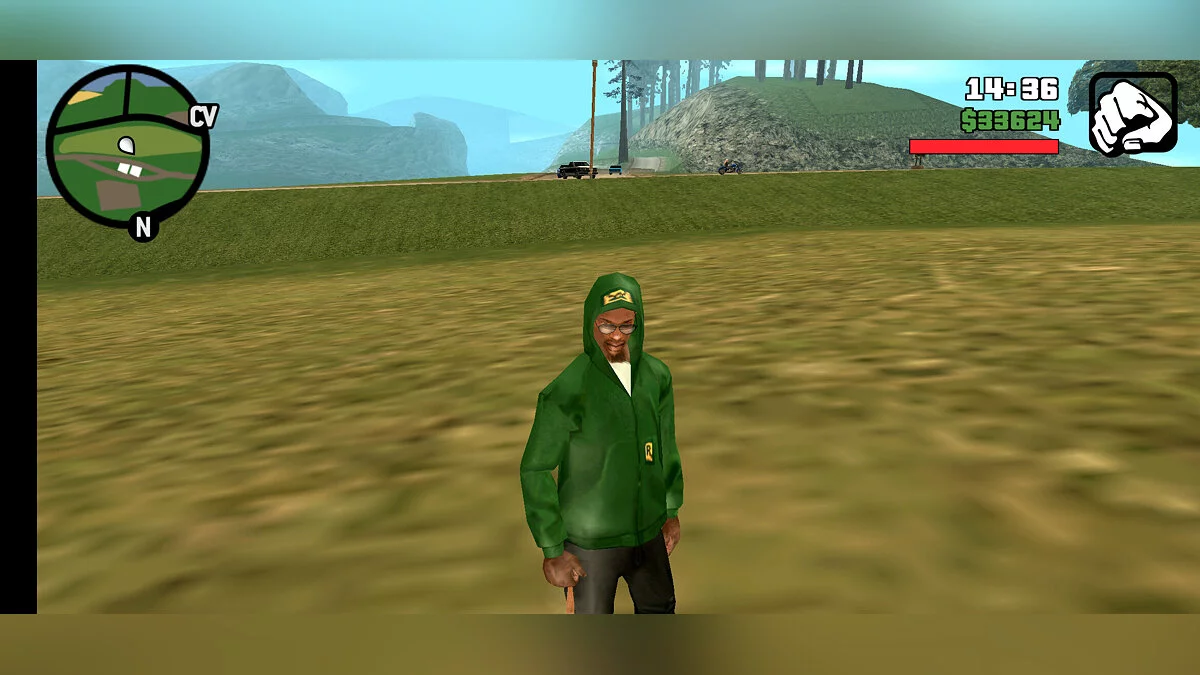 Курить сигареты / GTA San Andreas (iOS, Android)