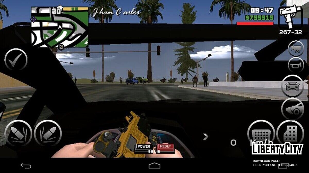 Скачать Управление от первого лица для GTA San Andreas (iOS, Android)