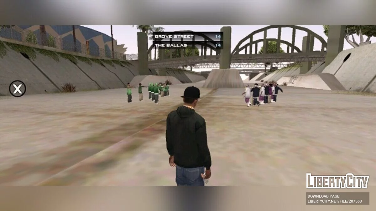 Война банд: 14 на 14 / GTA San Andreas (iOS, Android)