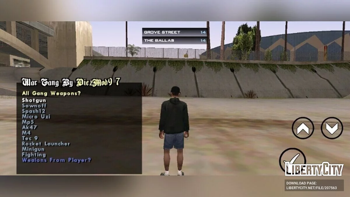 Война банд: 14 на 14 / GTA San Andreas (iOS, Android)