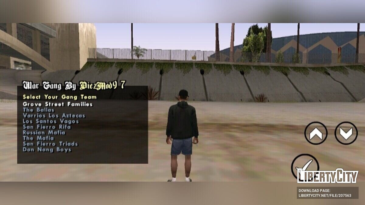 Скачать Война банд: 14 на 14 для GTA San Andreas (iOS, Android)