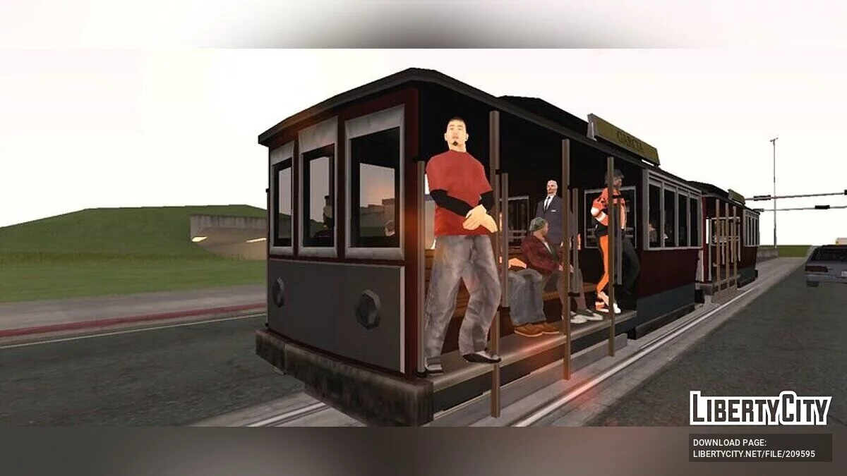 Реалистичный трамвай / GTA San Andreas (iOS, Android)