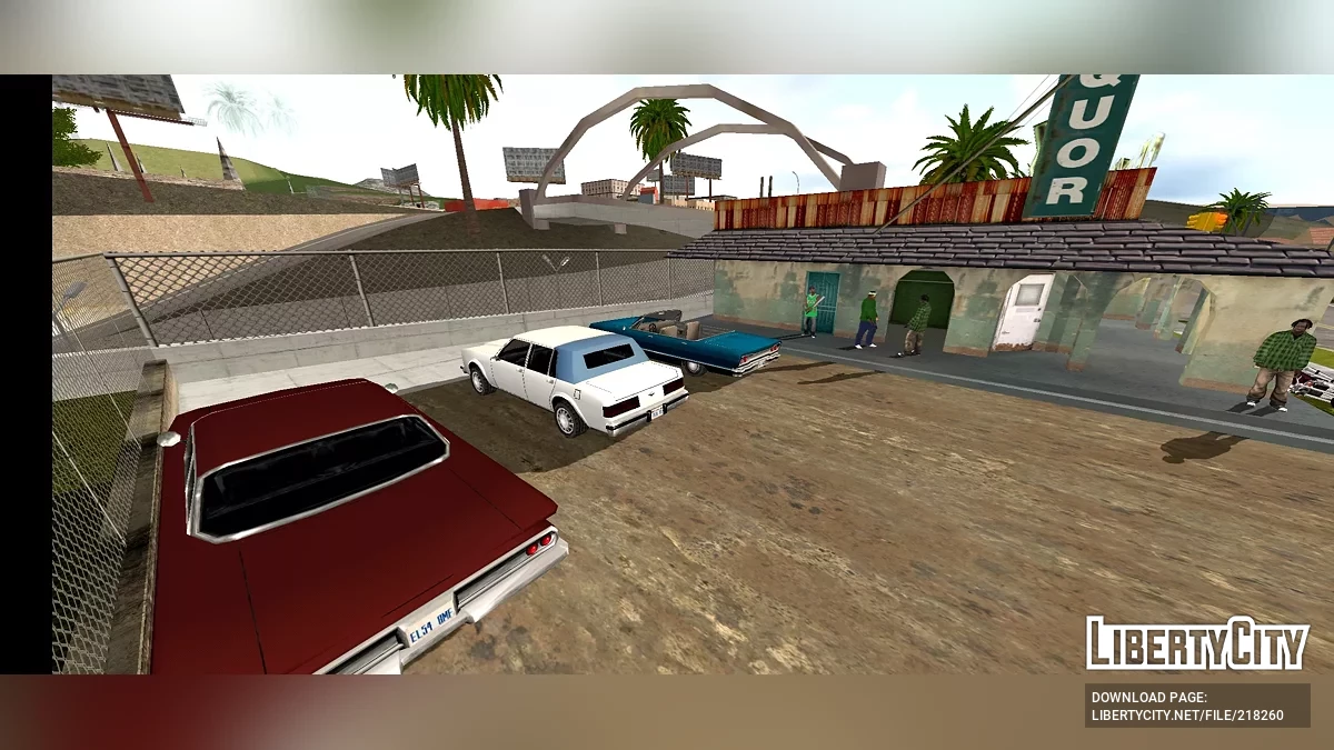 Бар банды Grove Street Families / GTA San Andreas (iOS, Android)