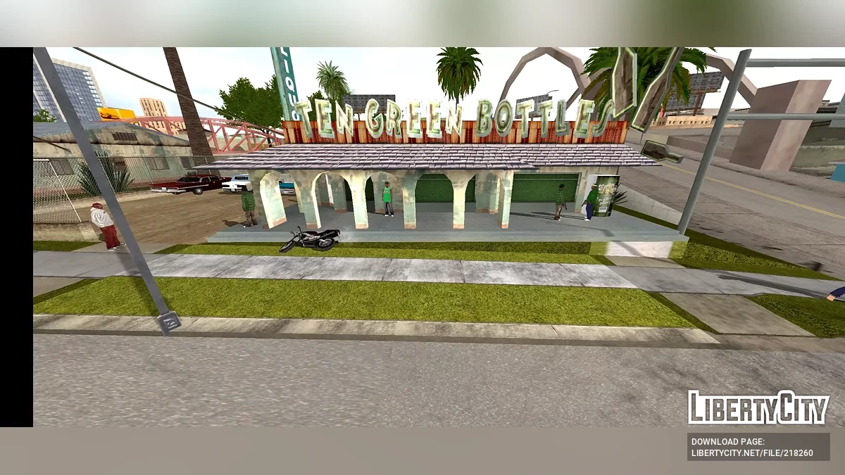 Бар банды Grove Street Families / GTA San Andreas (iOS, Android)