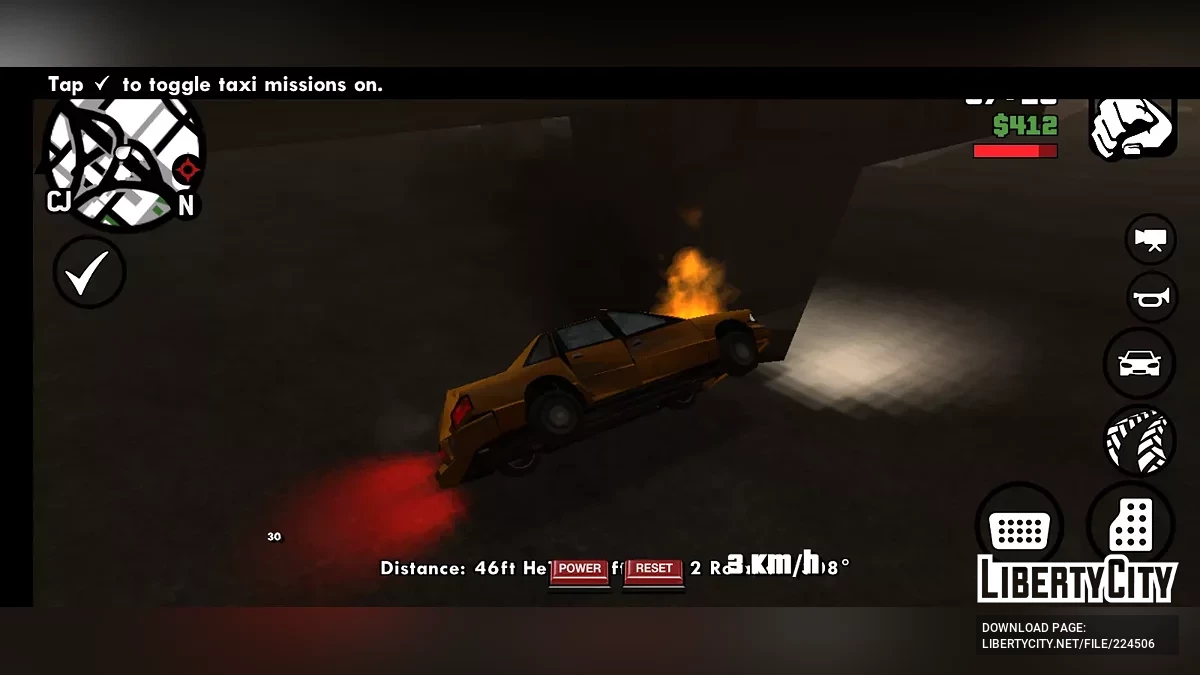 Бессмертный CJ / GTA San Andreas (iOS, Android)