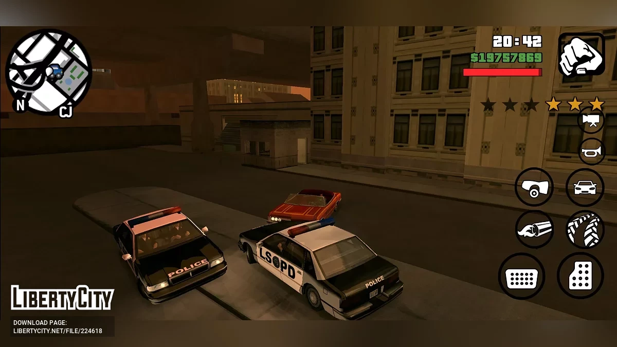 Рабочая штрафстоянка / GTA San Andreas (iOS, Android)