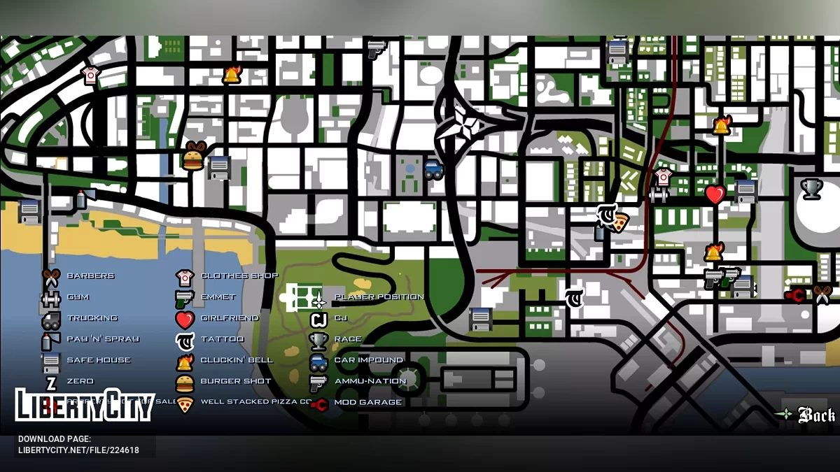 Рабочая штрафстоянка / GTA San Andreas (iOS, Android)