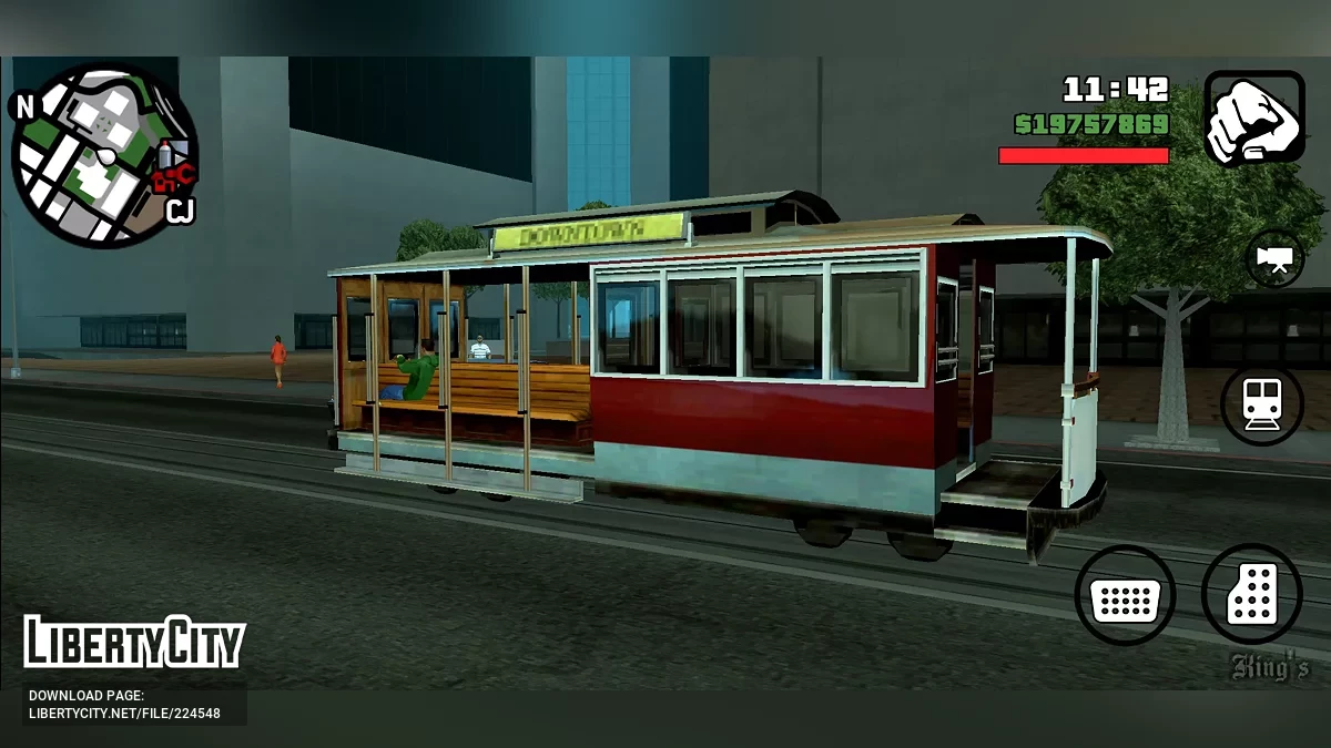 Угон трамвая / GTA San Andreas (iOS, Android)