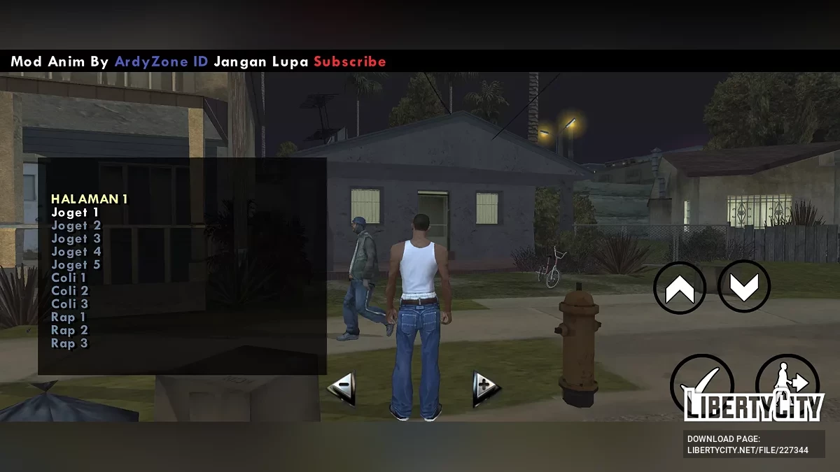 Выбрать анимацию / GTA San Andreas (iOS, Android)