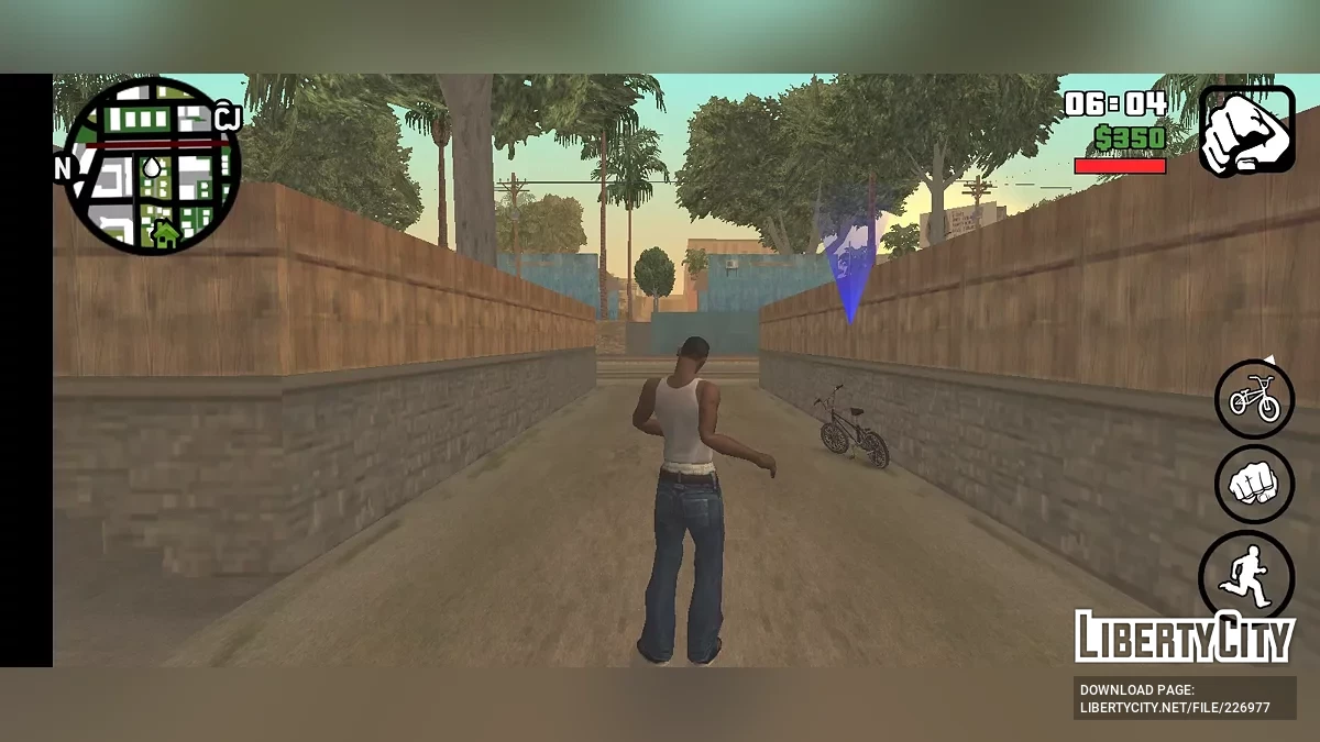 Автоматический сон для CJ / GTA San Andreas (iOS, Android)