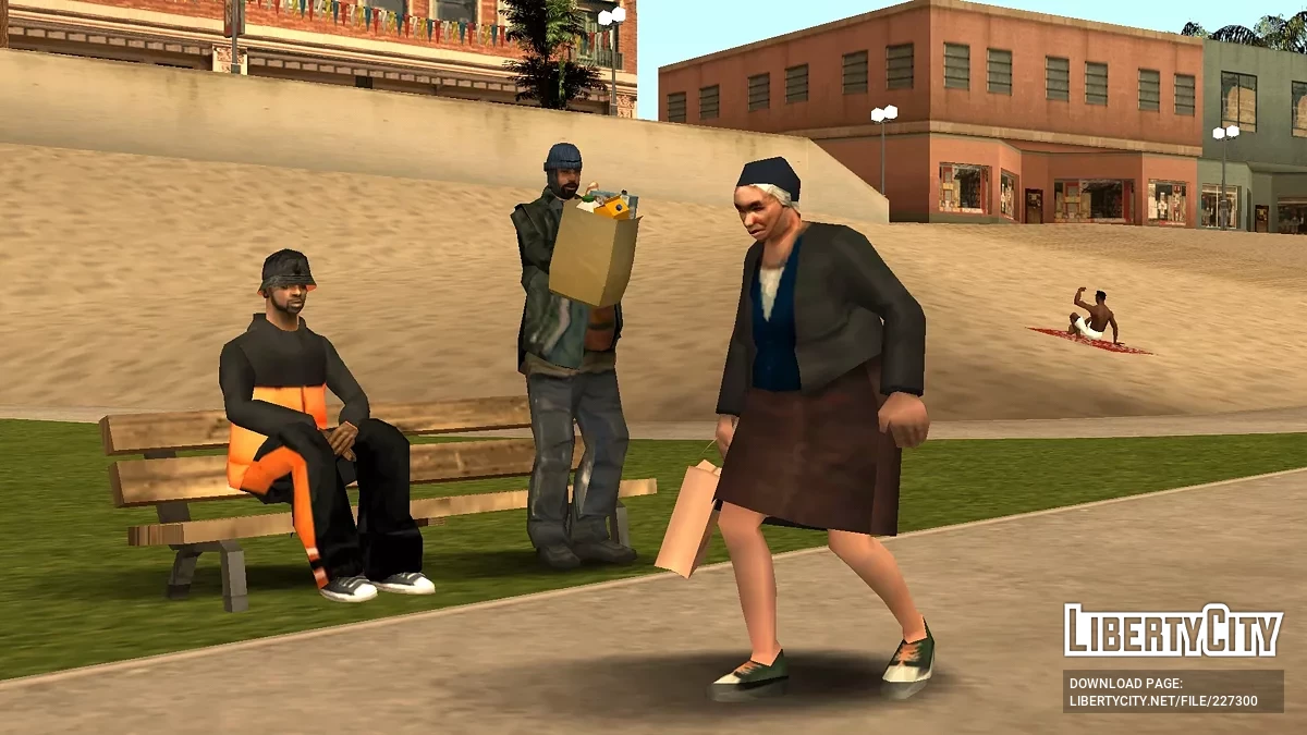 Занятые пешеходы (Mobile) / GTA San Andreas (iOS, Android)