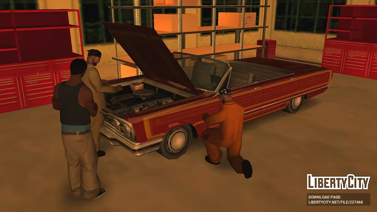 Мод механической активности для мобильных устройств / GTA San Andreas (iOS, Android)