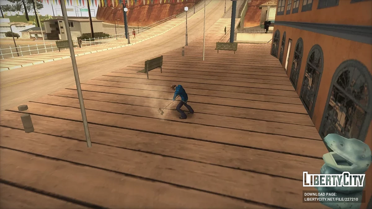 Моды для уборщика улиц на мобильных устройствах / GTA San Andreas (iOS, Android)