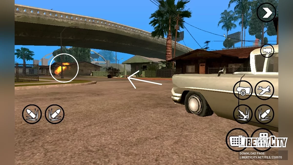 Летающая машина Торнадо / GTA San Andreas (iOS, Android)