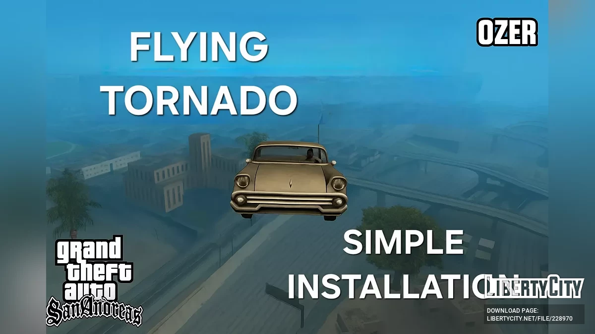 Летающая машина Торнадо / GTA San Andreas (iOS, Android)