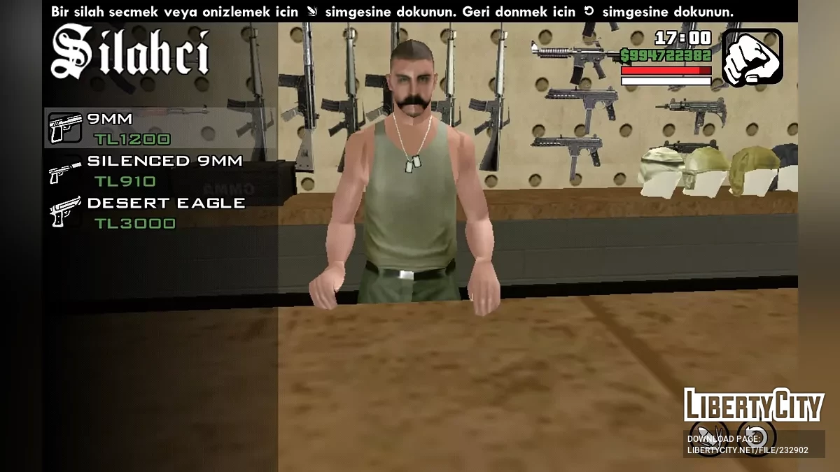 Цены на оружие из реальной жизни / GTA San Andreas (iOS, Android)