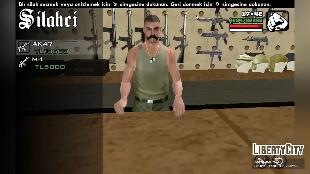 Цены на оружие из реальной жизни / GTA San Andreas (iOS, Android)