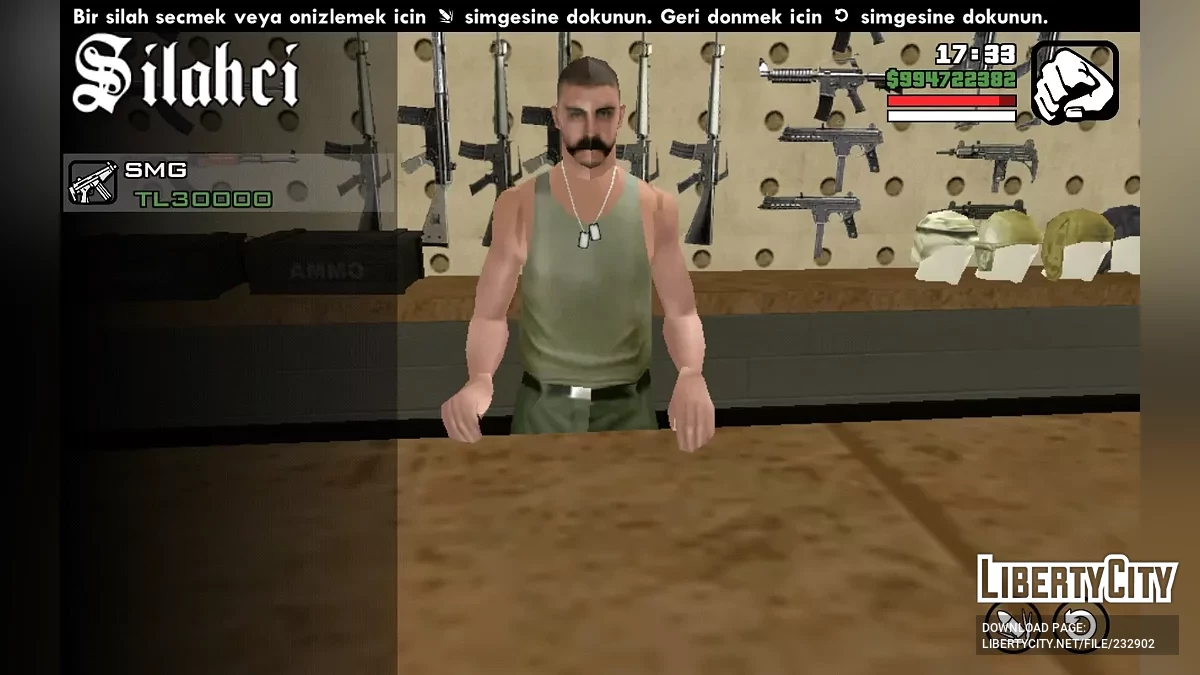 Цены на оружие из реальной жизни / GTA San Andreas (iOS, Android)