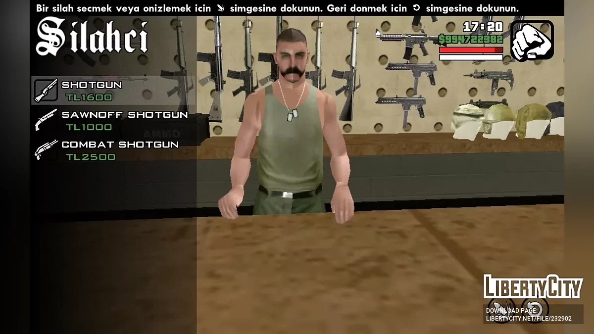 Цены на оружие из реальной жизни / GTA San Andreas (iOS, Android)