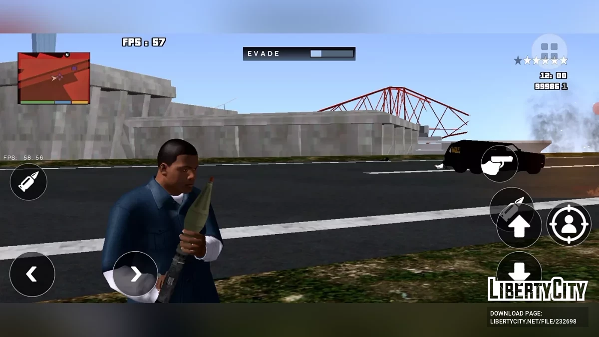 Обновлённый функционал для РПГ / GTA San Andreas (iOS, Android)