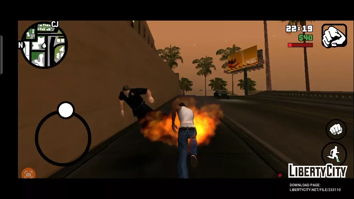 Взрывной Удар Скрипт / GTA San Andreas (iOS, Android)