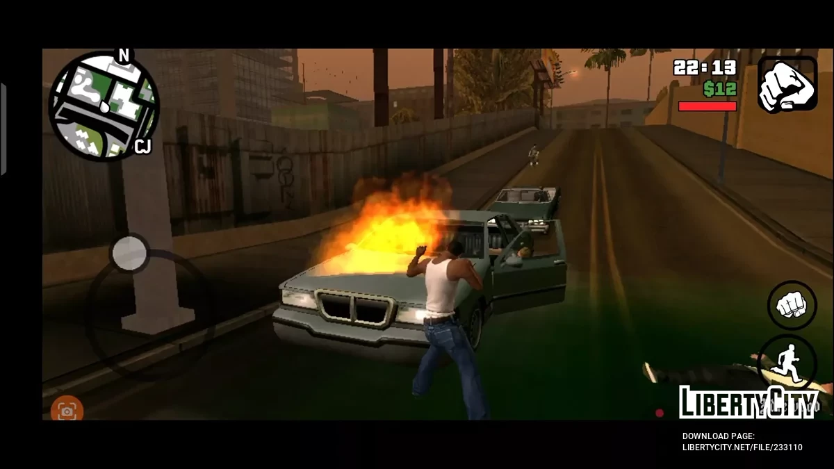 Взрывной Удар Скрипт / GTA San Andreas (iOS, Android)