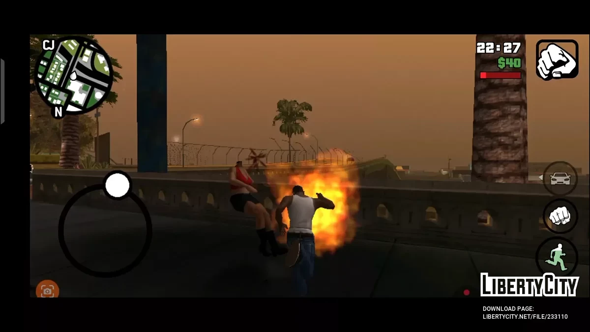 Взрывной Удар Скрипт / GTA San Andreas (iOS, Android)