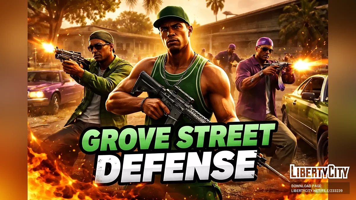 Grove Street Defense: Волновое Выживание (Android) / GTA San Andreas (iOS, Android)
