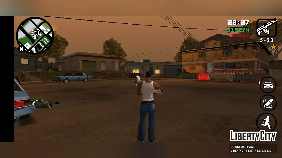 Grove Street Defense: Волновое Выживание (Android) / GTA San Andreas (iOS, Android)