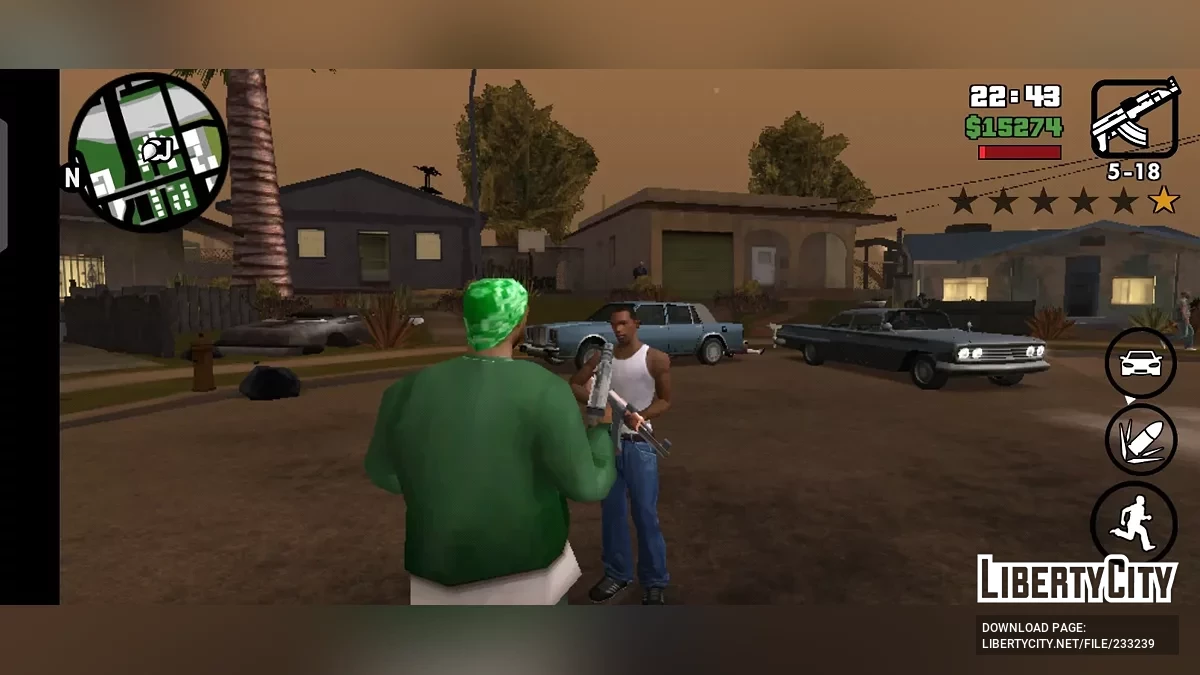 Grove Street Defense: Волновое Выживание (Android) / GTA San Andreas (iOS, Android)