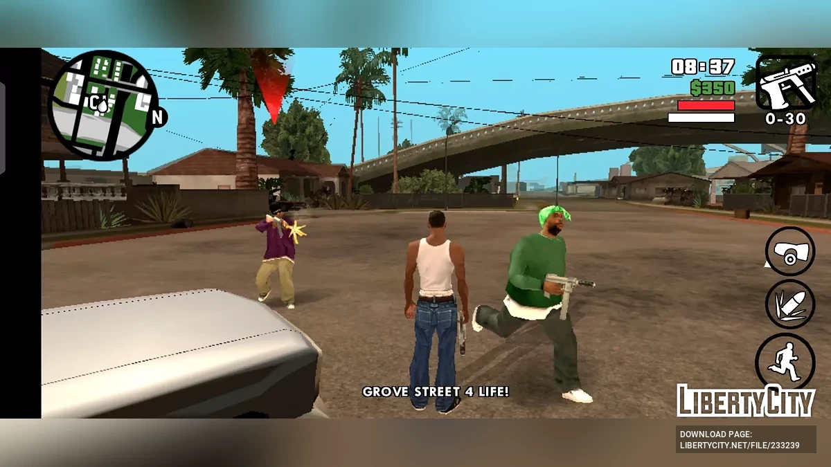 Grove Street Defense: Волновое Выживание (Android) / GTA San Andreas (iOS, Android)
