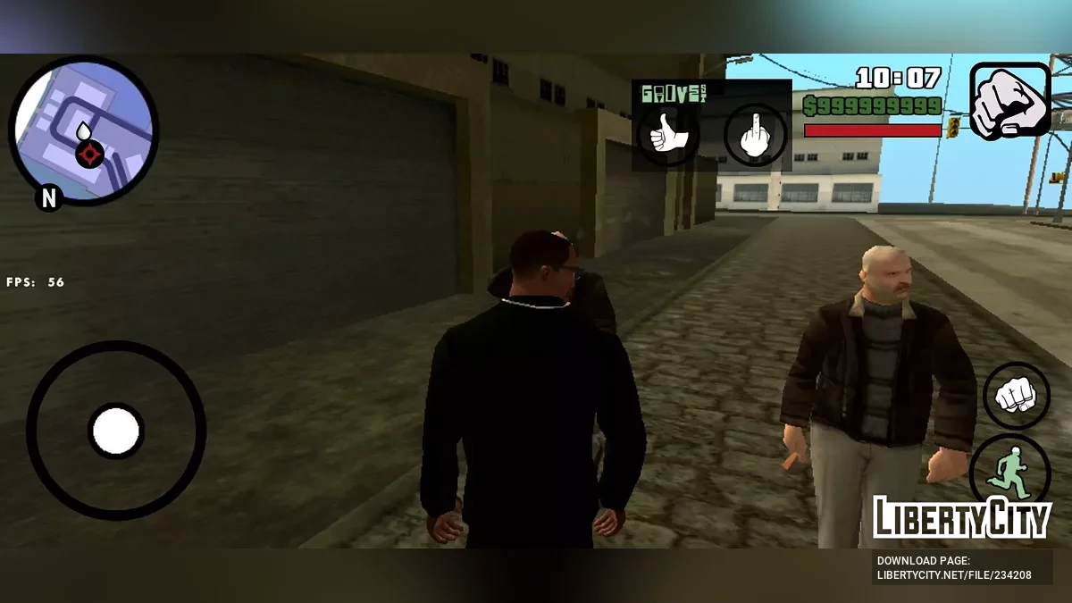 Восстановленные банды на улицах / GTA San Andreas (iOS, Android)