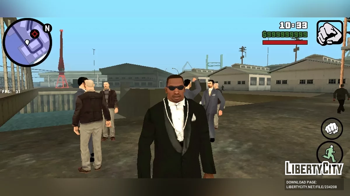 Восстановленные банды на улицах / GTA San Andreas (iOS, Android)