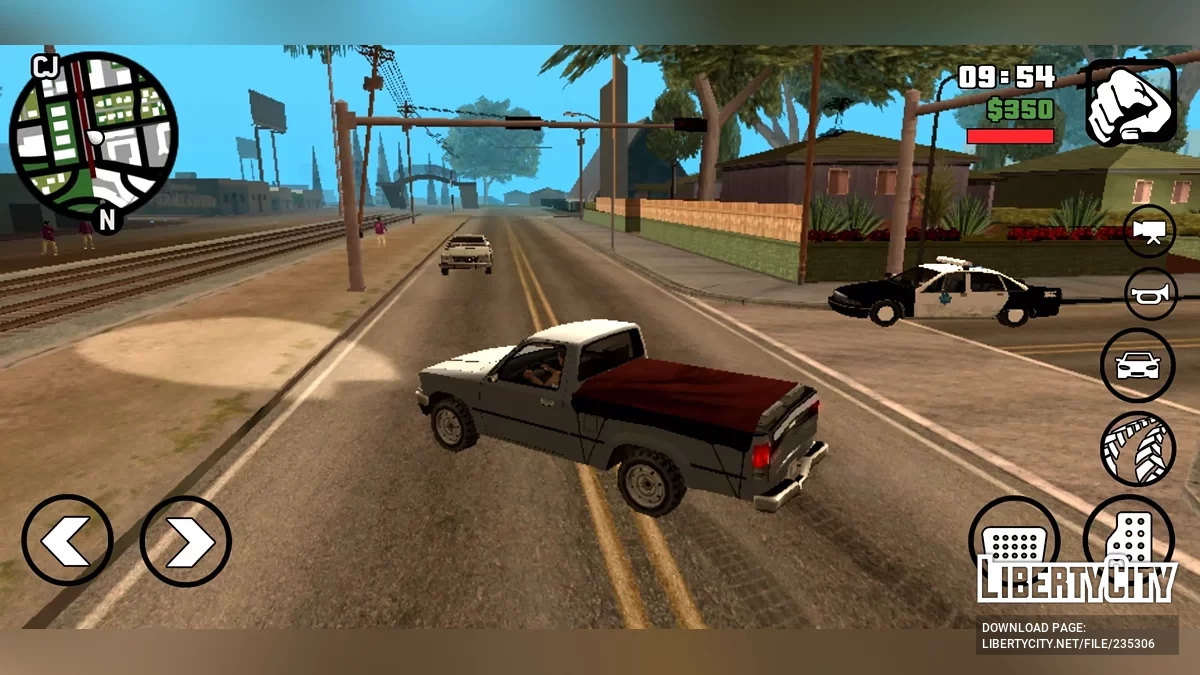 Улучшенные текстуры освещения для автомобилей / GTA San Andreas (iOS, Android)