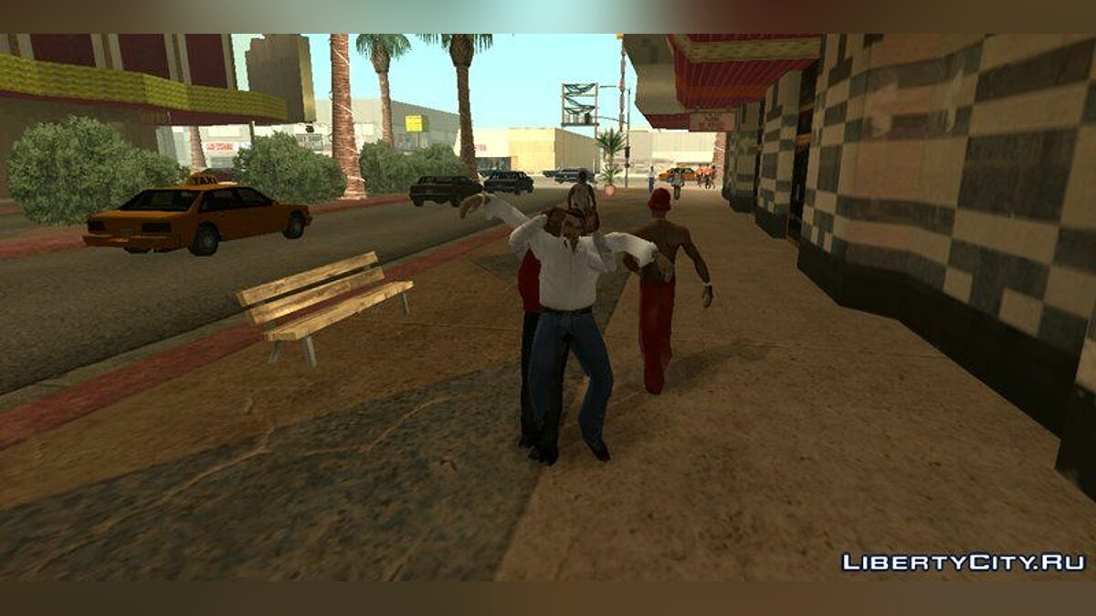 Стиль драки как в рестлинге для GTA San Andreas (iOS, Android) - Картинка #3