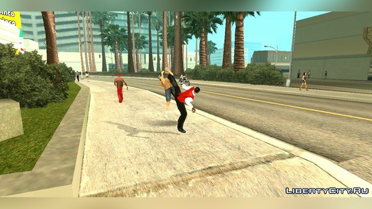 Стиль драки как в рестлинге для GTA San Andreas (iOS, Android) - Картинка #1